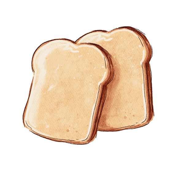 Fresh bread toast